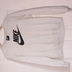Small white Nike crewneck